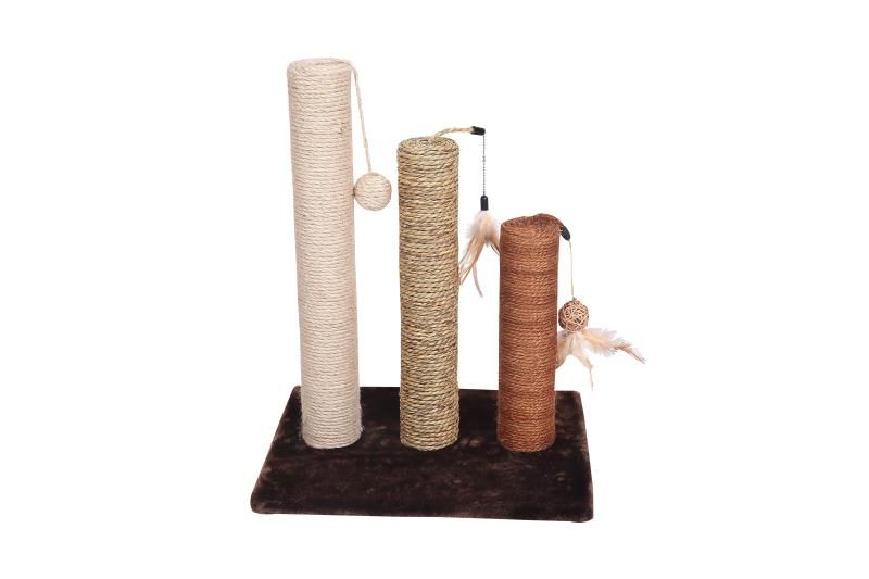 Grattoir tricolore pour chats - Ferribiella