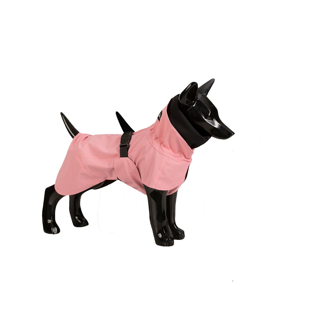 Imperméable rose réfléchissant pour chien (45 cm) - PAIKKA
