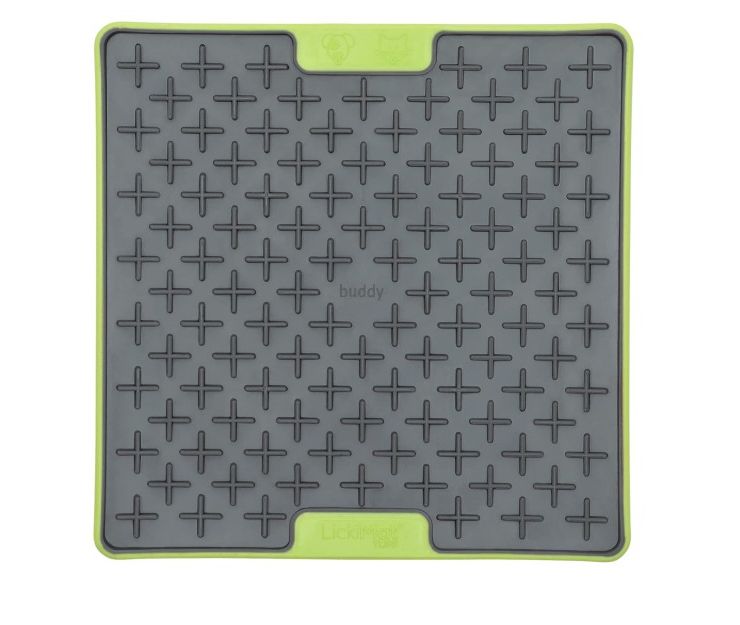 [15663_28001] Tapis de léchage résistant pour chien "Buddy Tuff" (Vert) - LickiMat