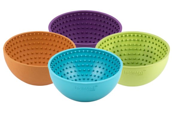 Bol de léchage pour chien "Wobble" (Vert) - LickiMat