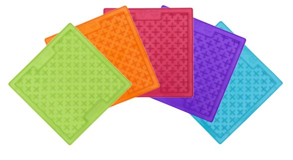 [15672_28043] Tapis de léchage pour chat "Buddy" (Violet) - LickiMat