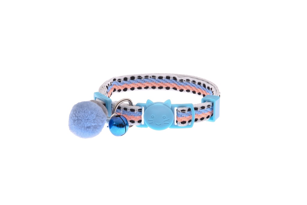[15703_28124] Collier pour chat Snowball (Bleu) - Ferribiella
