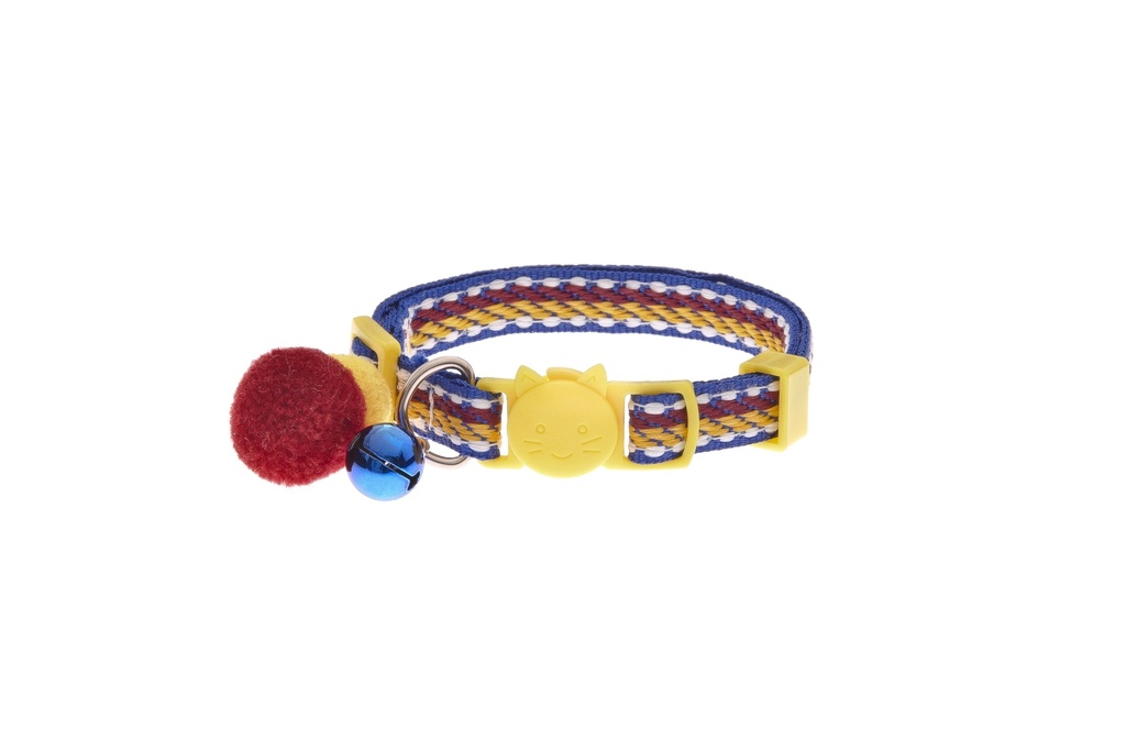[15703_28125] Collier pour chat Snowball (Jaune) - Ferribiella