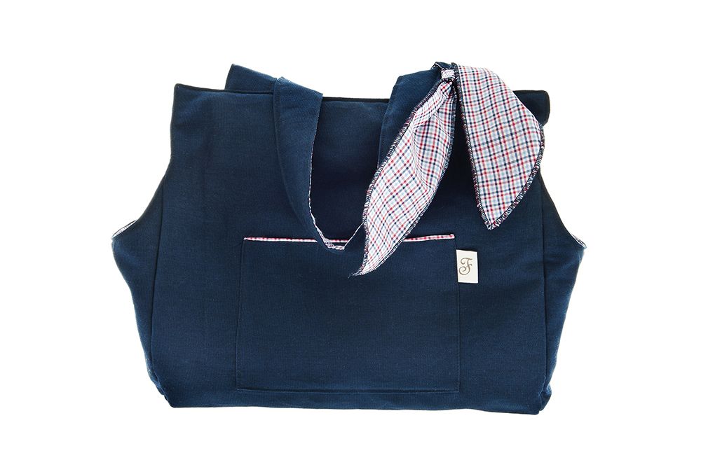 Sac de transport "Luce" (Carreaux) - Ferribiella