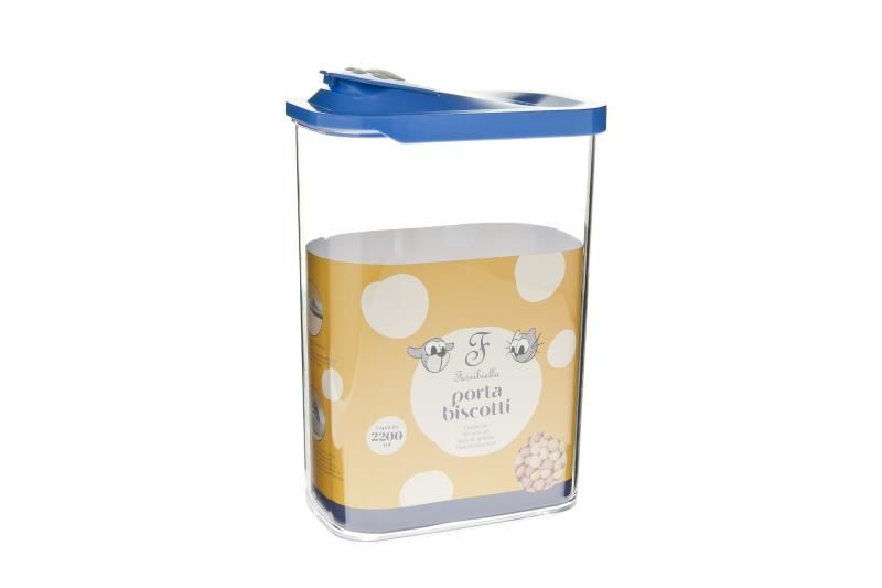 [15770_28198] Boîte à biscuits longue conservation - Bleu (Taille 2) - Ferribiella