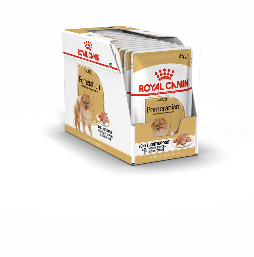 Adult Pomeranian Mousse (12 sachets 85 g) - Royal Canin
