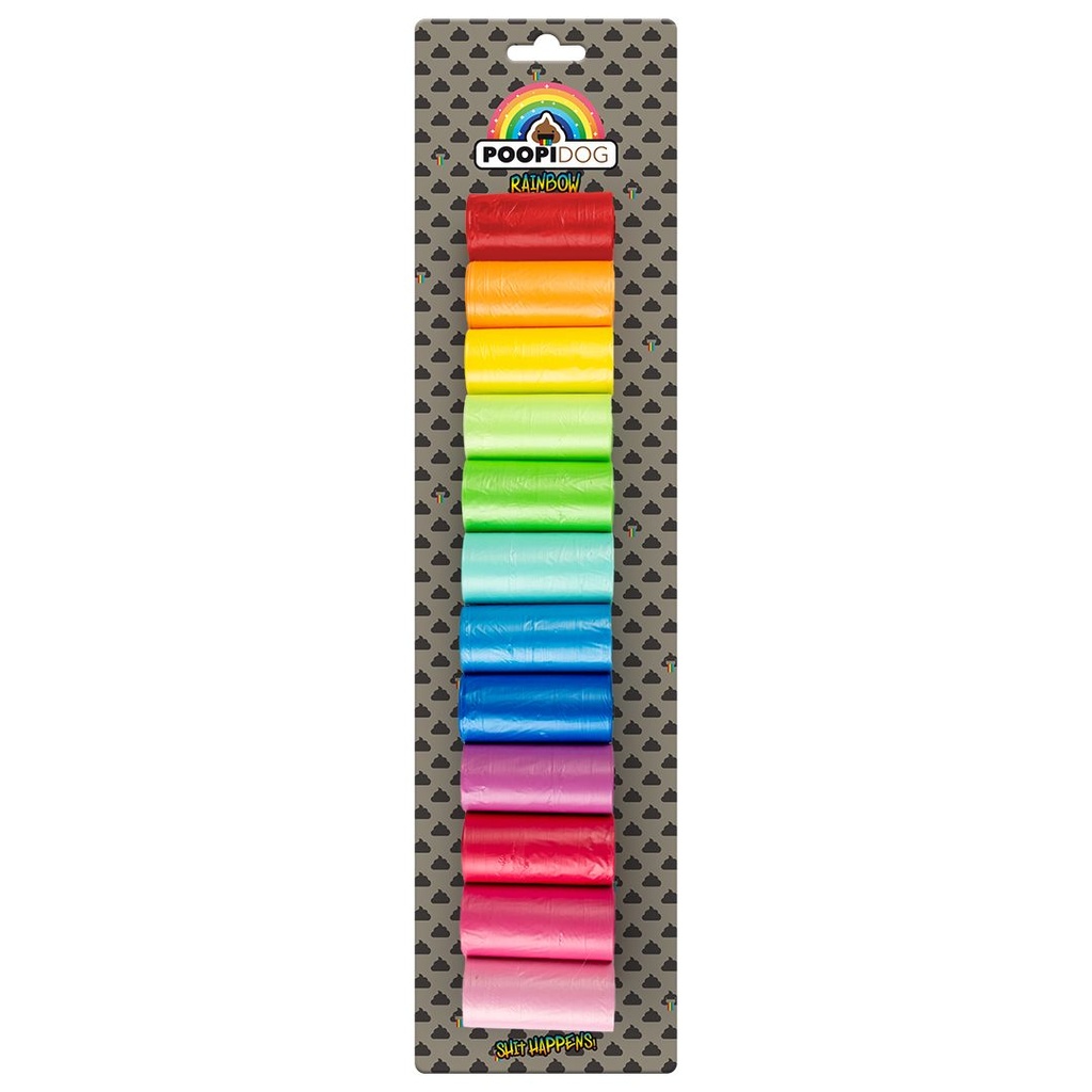 Sacs ramasse-crottes Rainbow (12 x 15) - Duvoplus