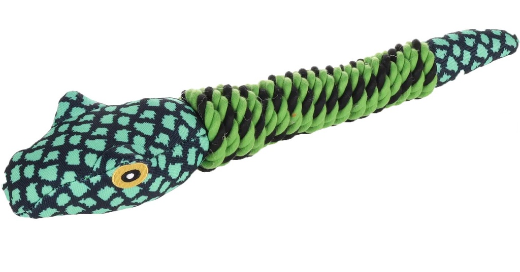 [15896_28434] Jouet pour chien Serpent (Vert) - Flamingo