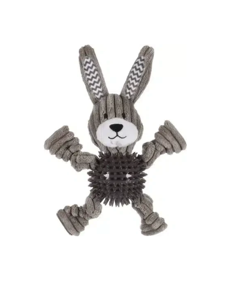 Jouet Gommy Lapin avec balle (27 cm) - Flamingo