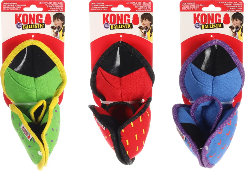 [15963_28511] Jouet Ballistic Hide'n'Treat (M) - Kong