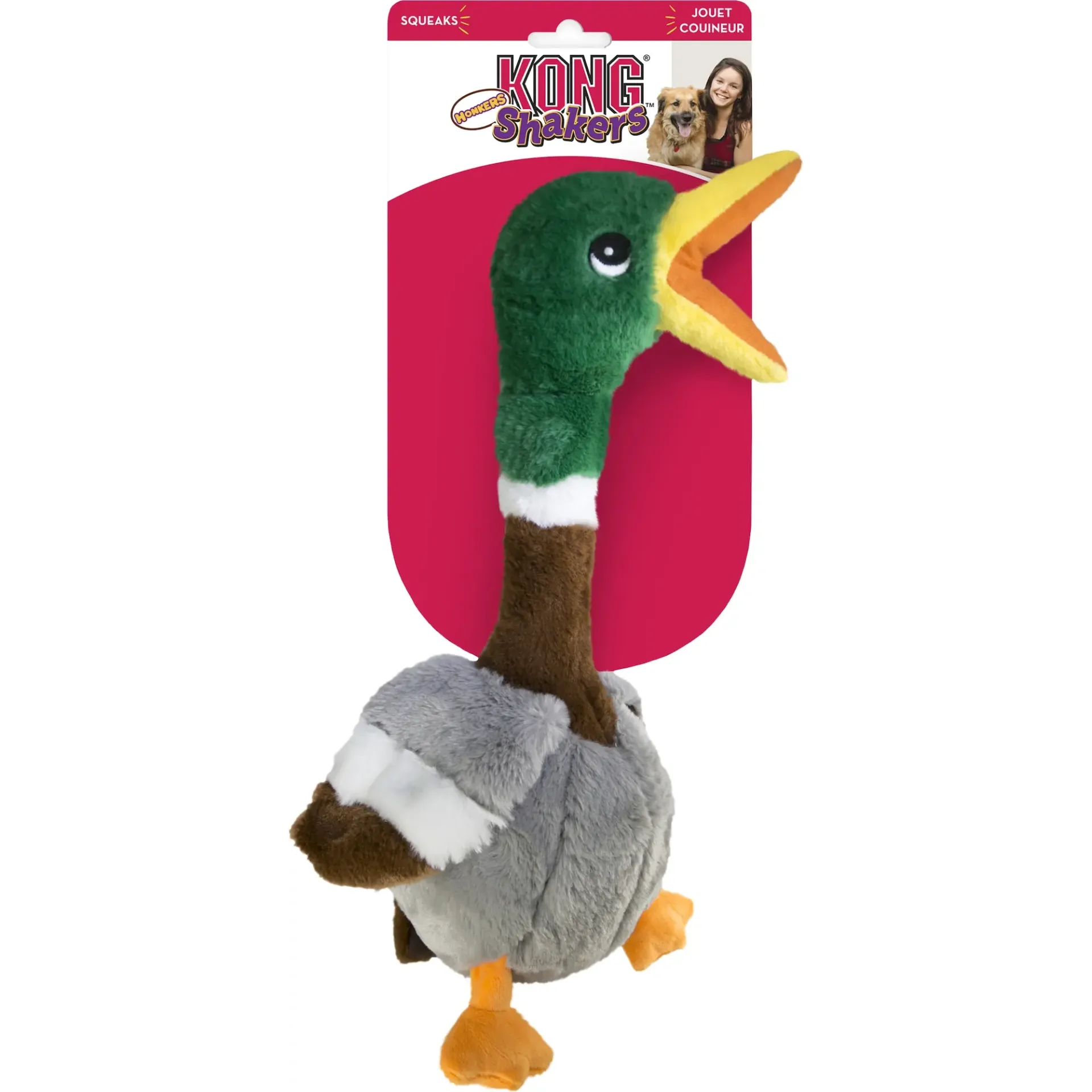 [15992_28523] Jouet peluche canard (L) - Kong