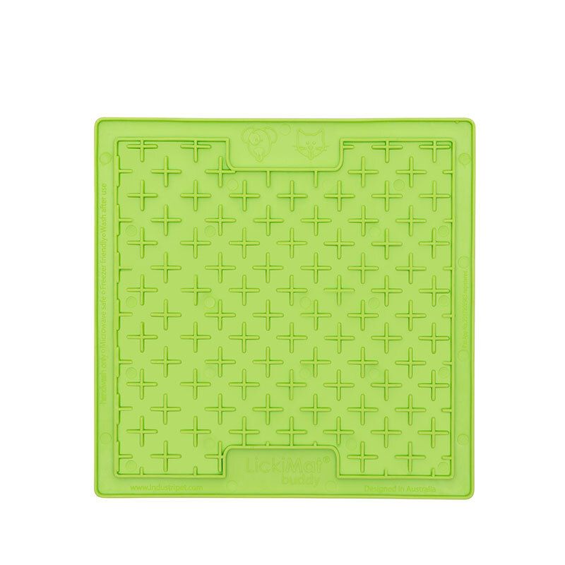 [16001_28530] Tapis de léchage pour chien "Buddy" (Vert) - Lickimat