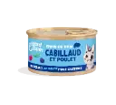 Morceaux en sauce pour chaton au cabillaud et au poulet (85 g) - Edgard & Cooper