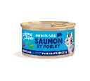 Morceaux en sauce pour chat au saumon et au poulet (85 g) - Edgard & Cooper