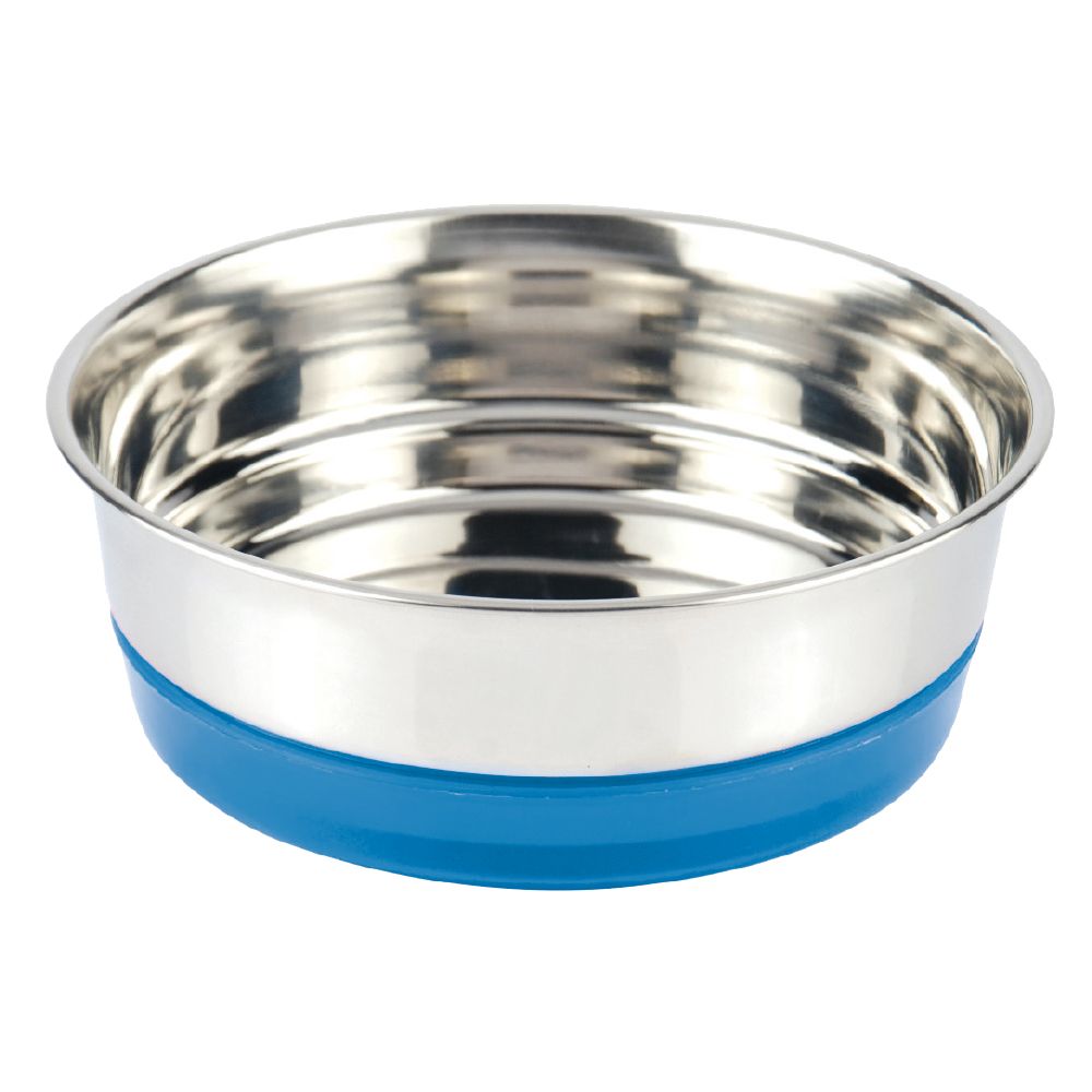 [16061_28627] Bol en acier fluo - Bleu foncé (470 ml) - Croci