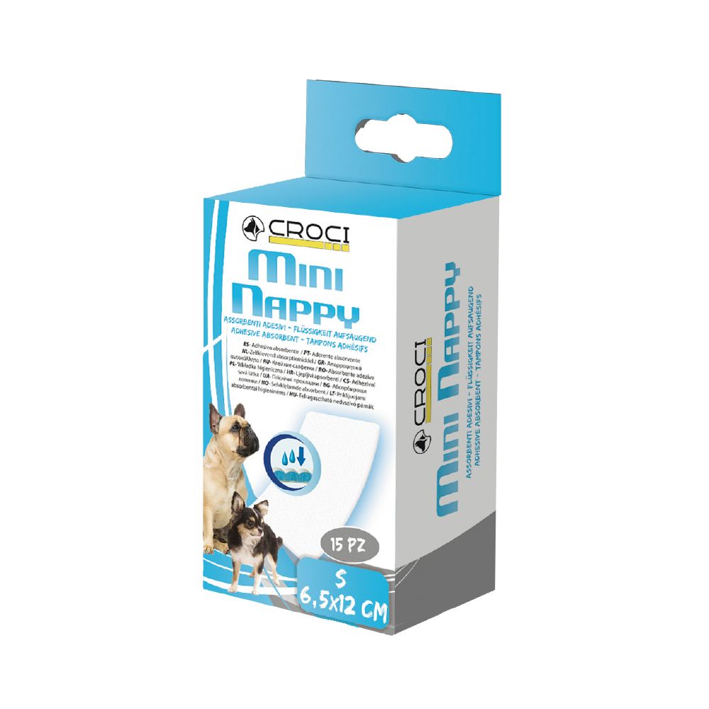 Coussinets pour culotte hygiénique x15 (XS) - Croci