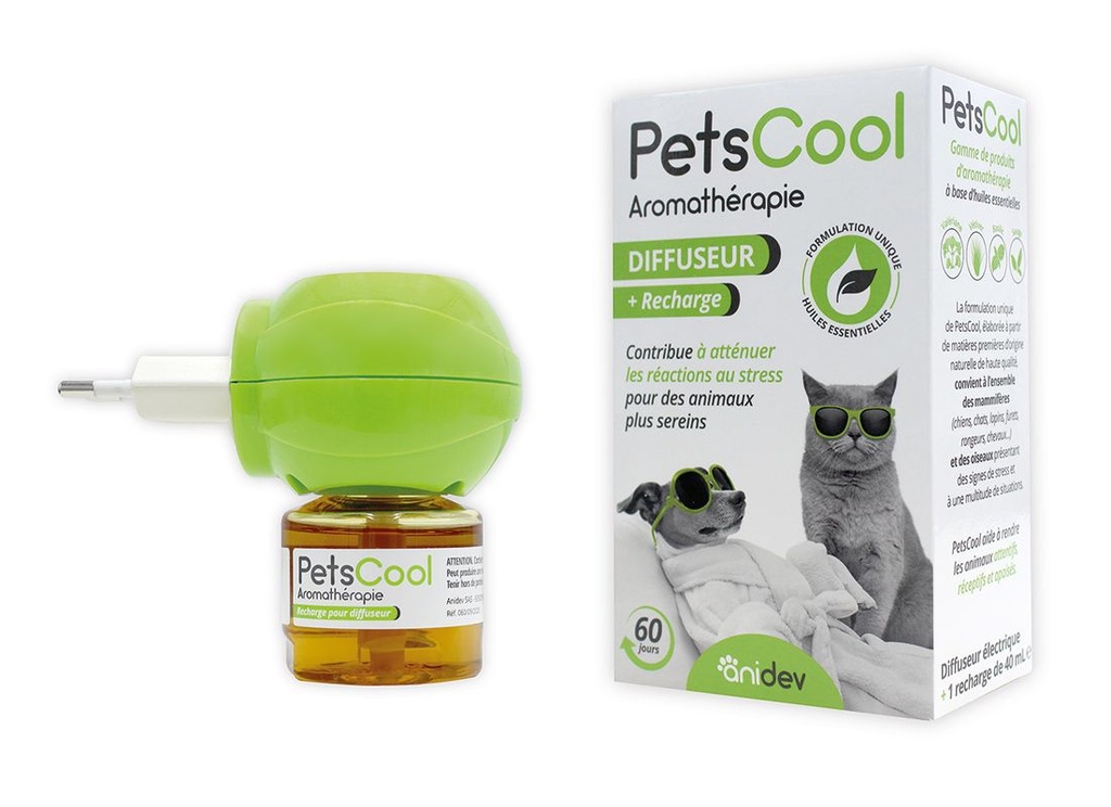 Diffuseur + recharge (40 ml) - Petscool