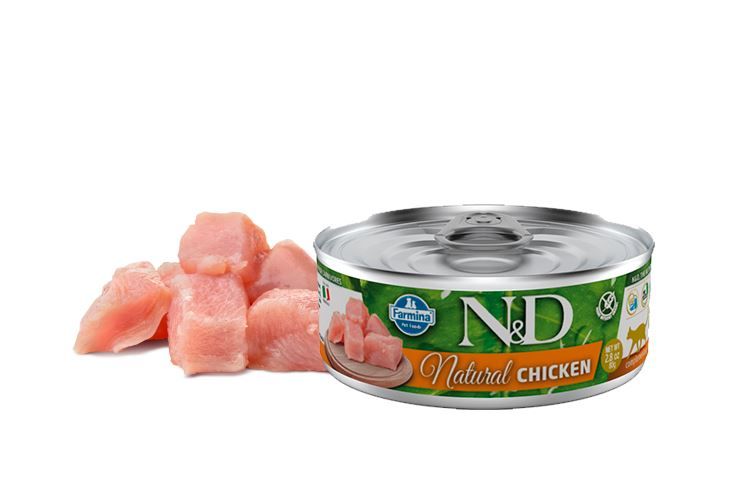 Chat boite natural poulet (70 g) - Farmina