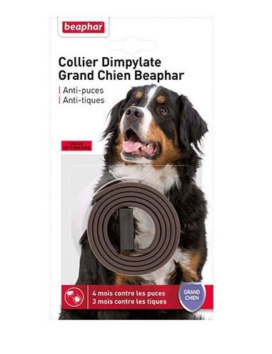 Collier antiparasitaire Dimpylate grand chien (Marron) - Beaphar