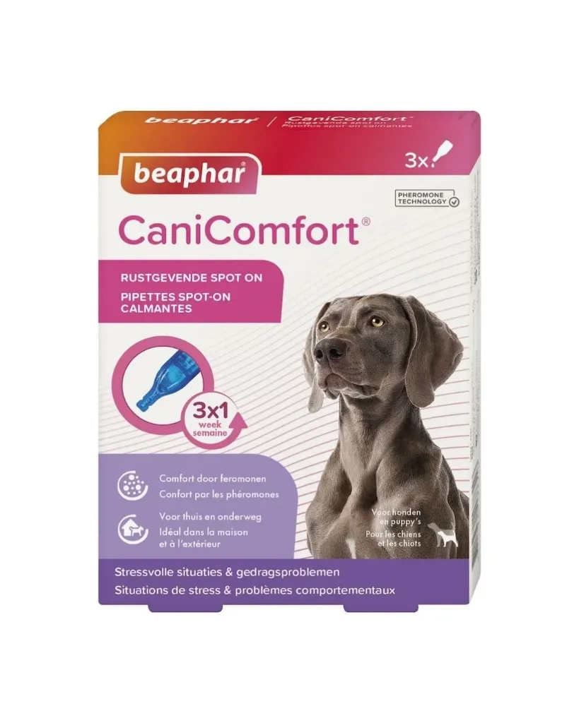 [16250] Pipettes calmantes CaniComfort pour chien (3 pipettes) - Beaphar