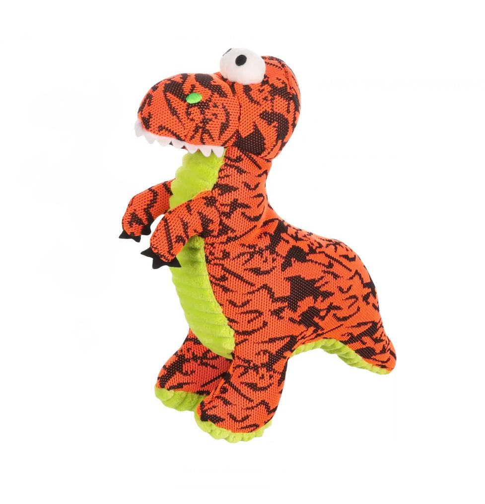 [16252] Jouet Wilda Dinosaure pour chien Orange - Flamingo