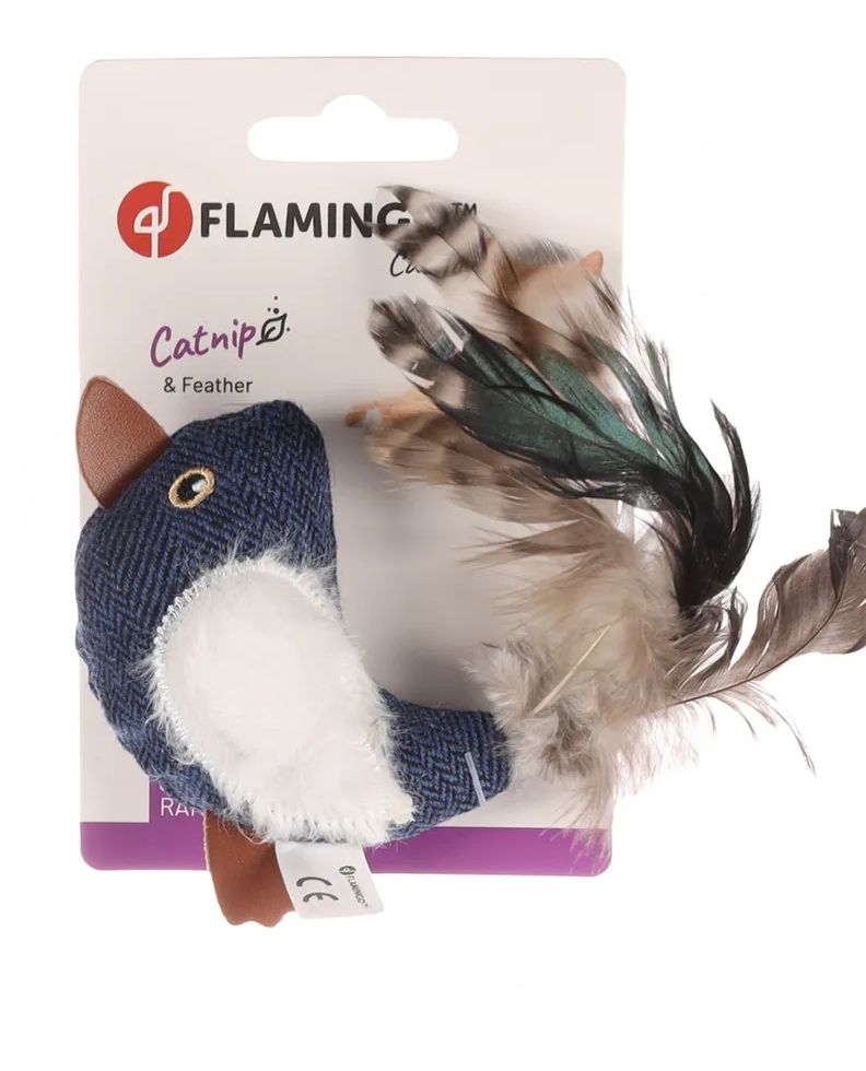 [16260] Jouet Jeany Oiseau pour chat - Flamingo