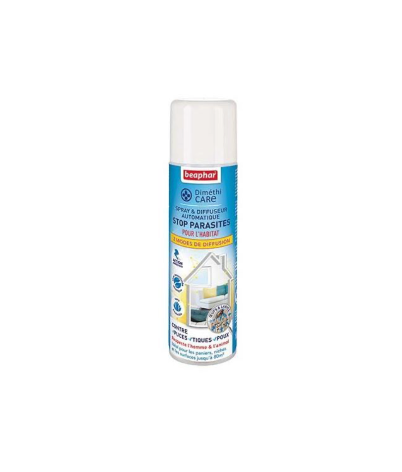[16267] Spray + diffuseur automatique pour l'habitat stop puces (250 ml) - Beaphar