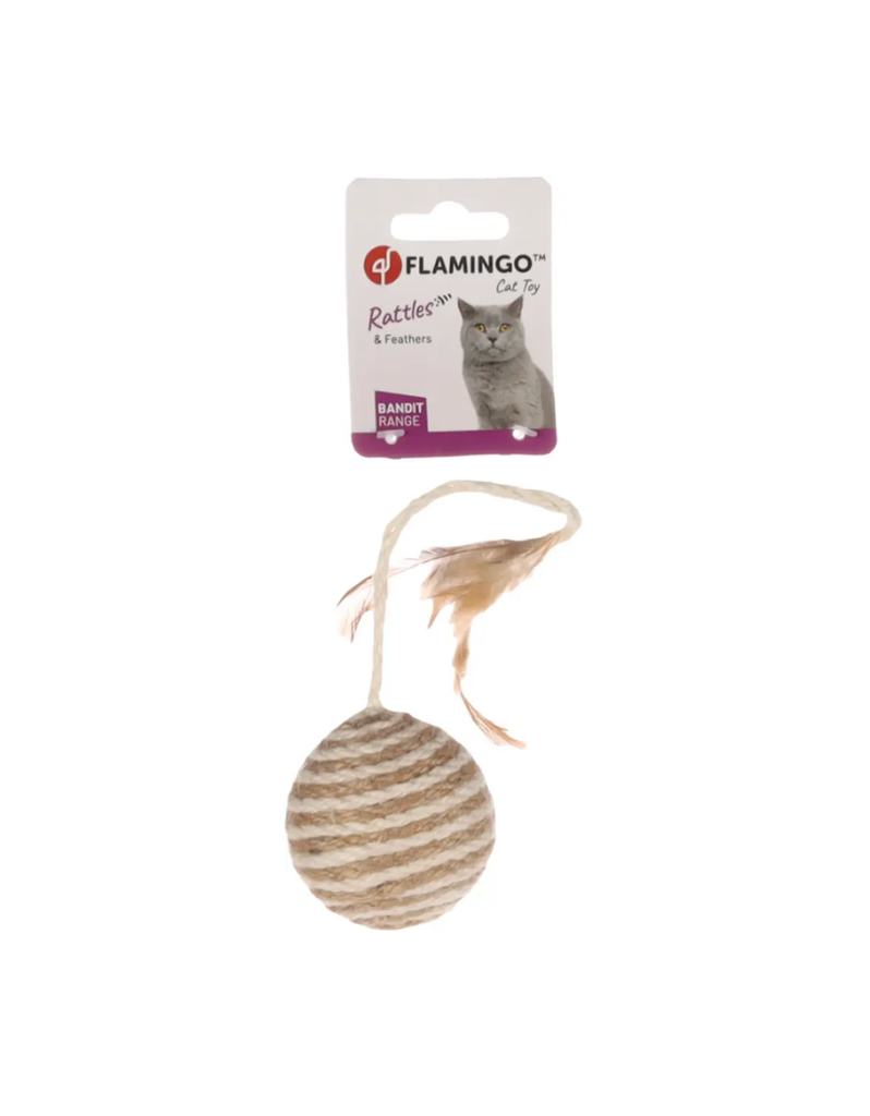Jouet Bandit Balle Frits pour chat - Flamingo