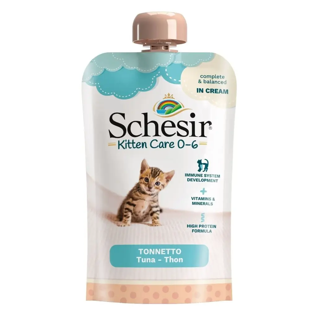 Sachet Kitten Care au thon (150 g) - Schesir