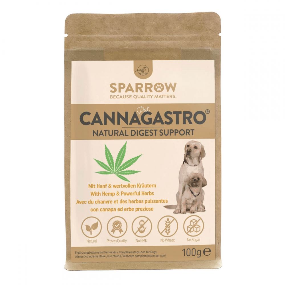 Aliment complémentaire Pet CannaGastro - Sparrow