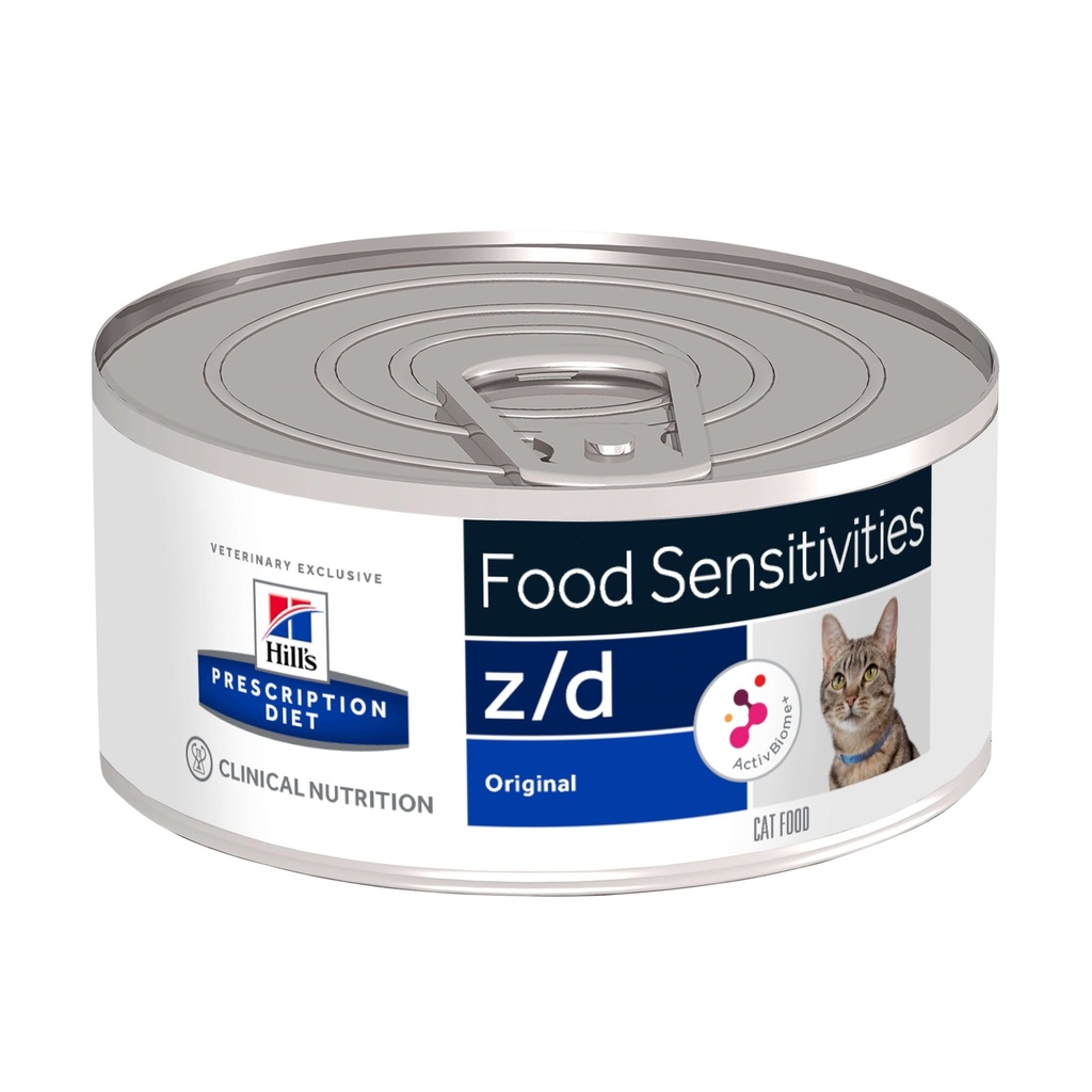 Feline Z/D AB+ pour chat (24 boîtes 156 g) - Hill's Prescription Diet