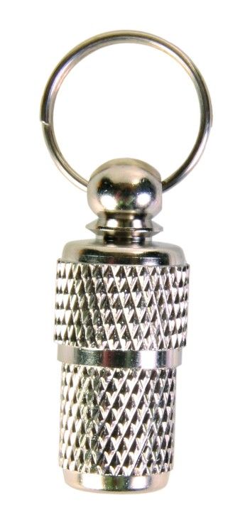 Plaque I.D en métal chromé - Trixie