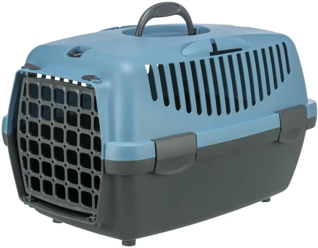 Caisse de transport Capri - gris foncé/bleu pastel (Taille 1) - Trixie