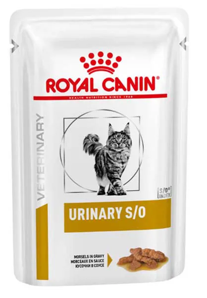 [1816] Cat Urinary S/O - morceaux en sauce (12 sachets 85 g) - Royal Canin Veterinary