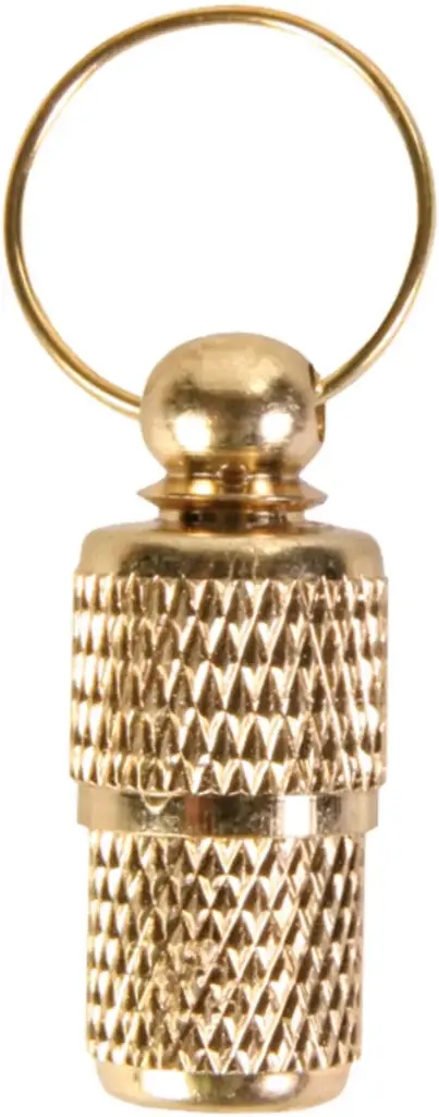 [182] Plaque I.D en métal doré