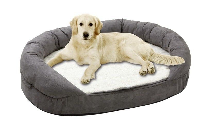 Lit orthopédique pour chien à mémoire de forme (Taille 1) - Flamingo