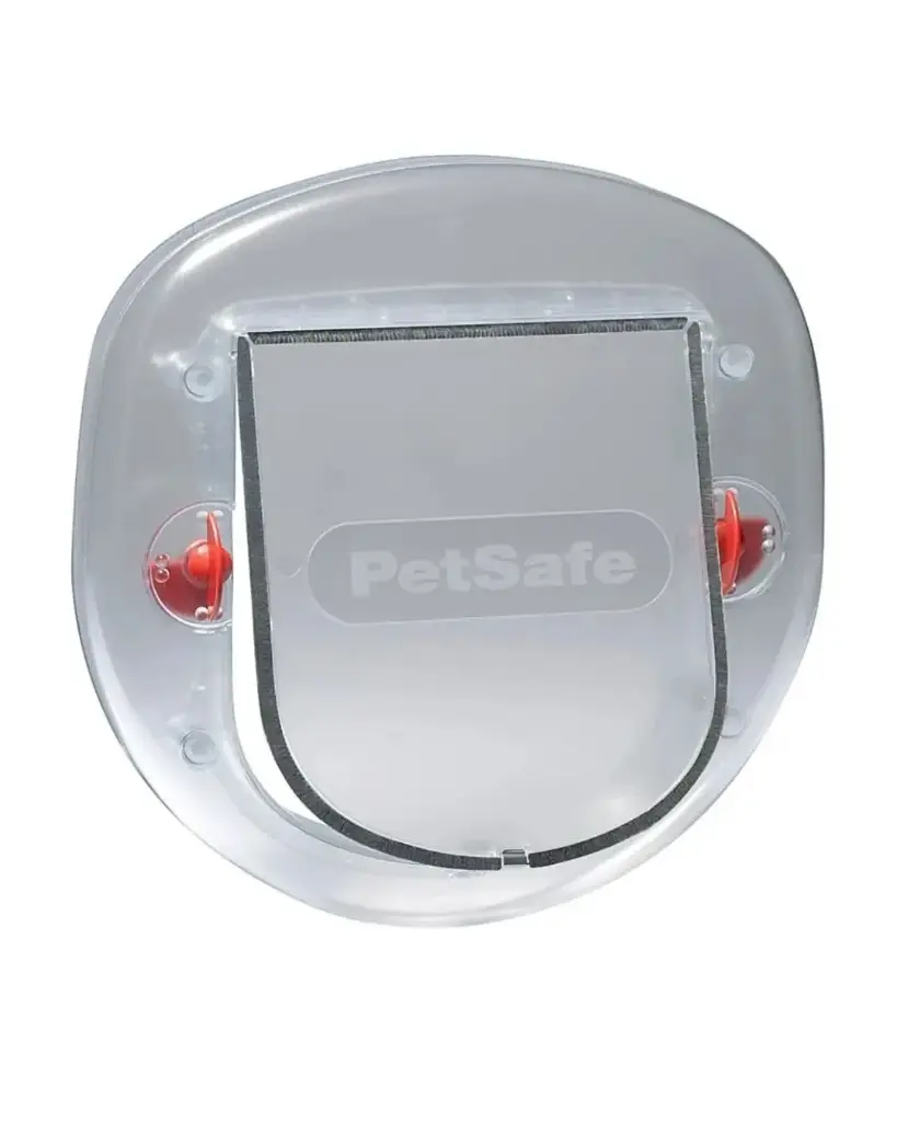 [213_254] Chatière manuelle pour chat / petit chien (Transparent) - Staywell