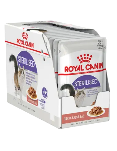 [2424_6168] Feline Nutrition Sterilised "en sauce" (12 sachets 85 g) - Royal Canin