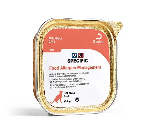 SPECIFIC FDW Food Allergy Management (7 barquettes 100 g) - Dechra