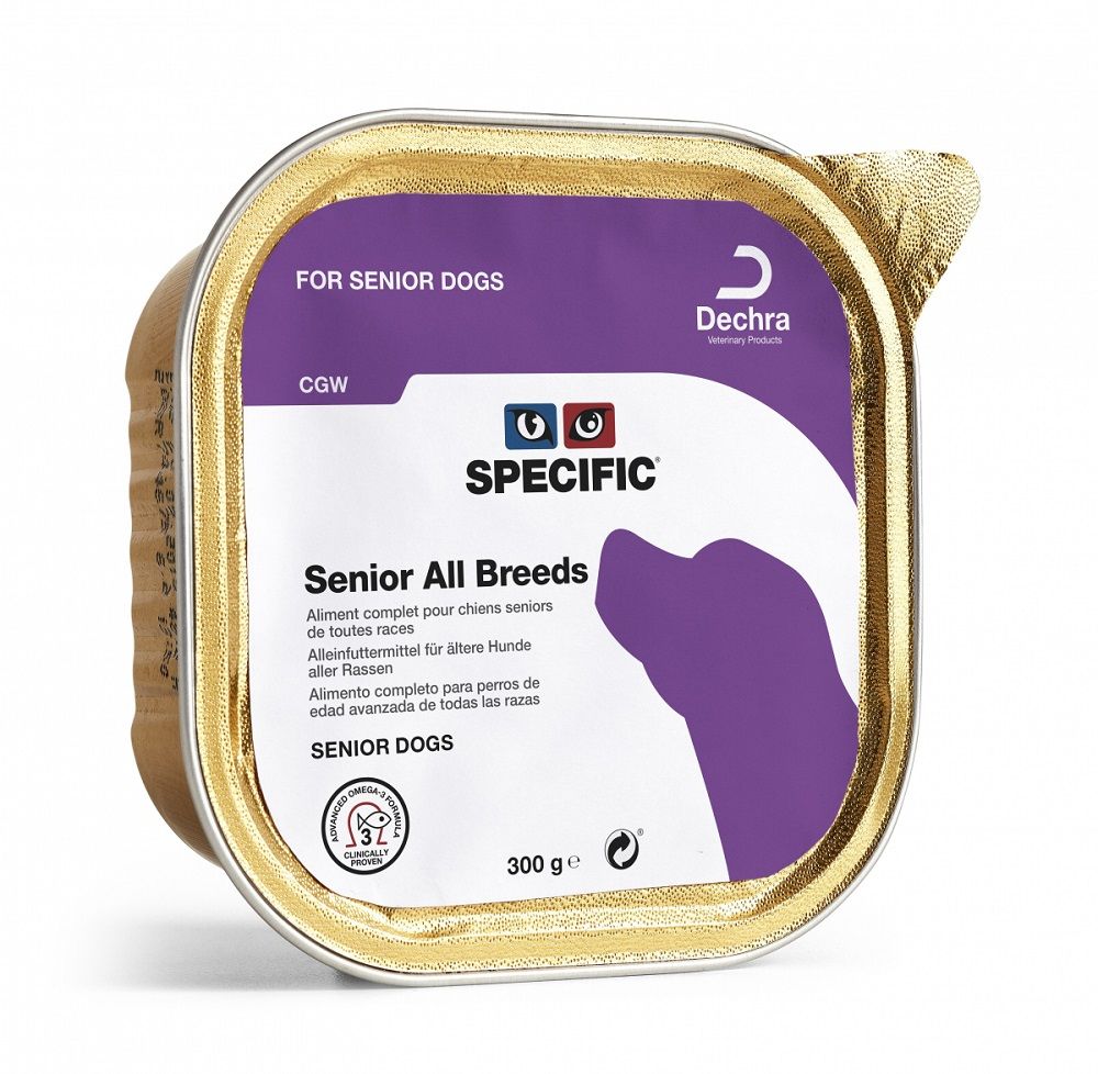 SPECIFIC CGW Senior All Breeds (6 barquettes 300 g) - Dechra