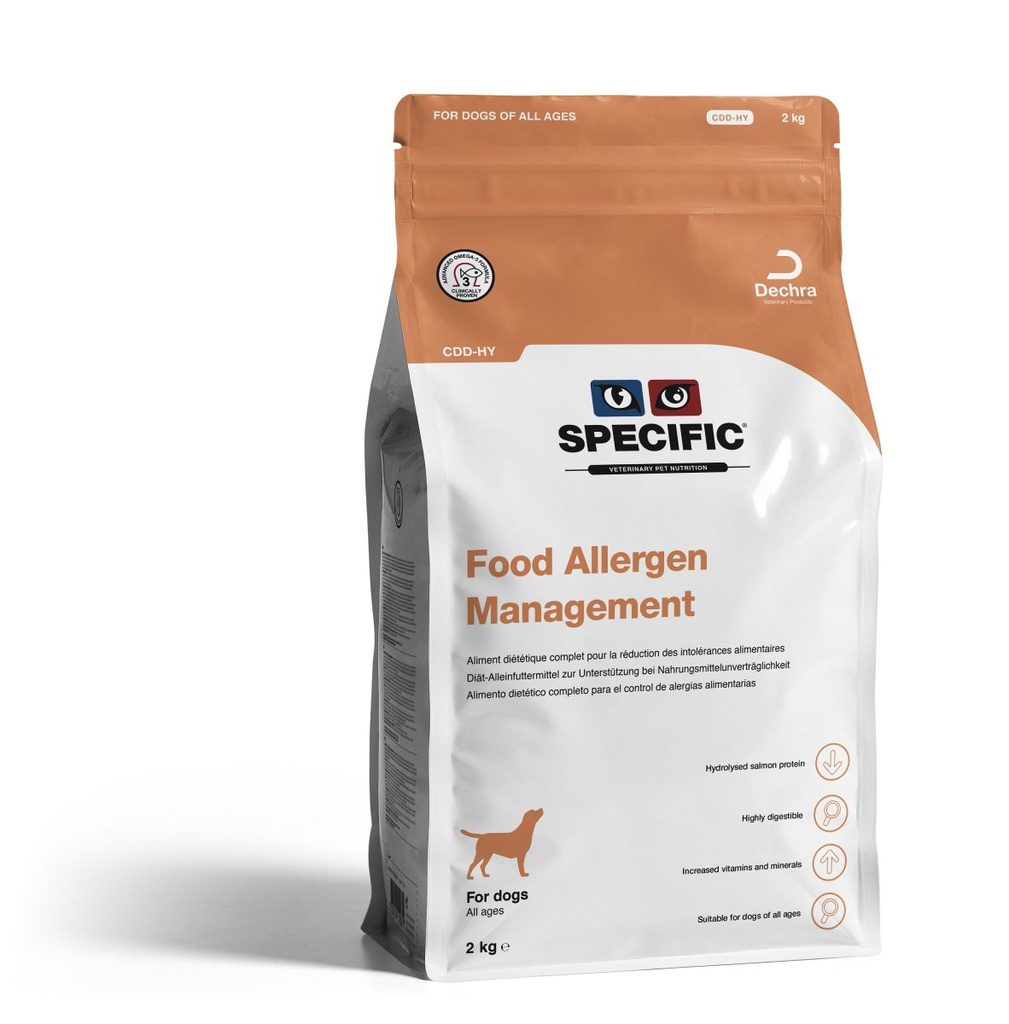 SPECIFIC CDD-HY Food Allergy Management (12 kg) - Dechra