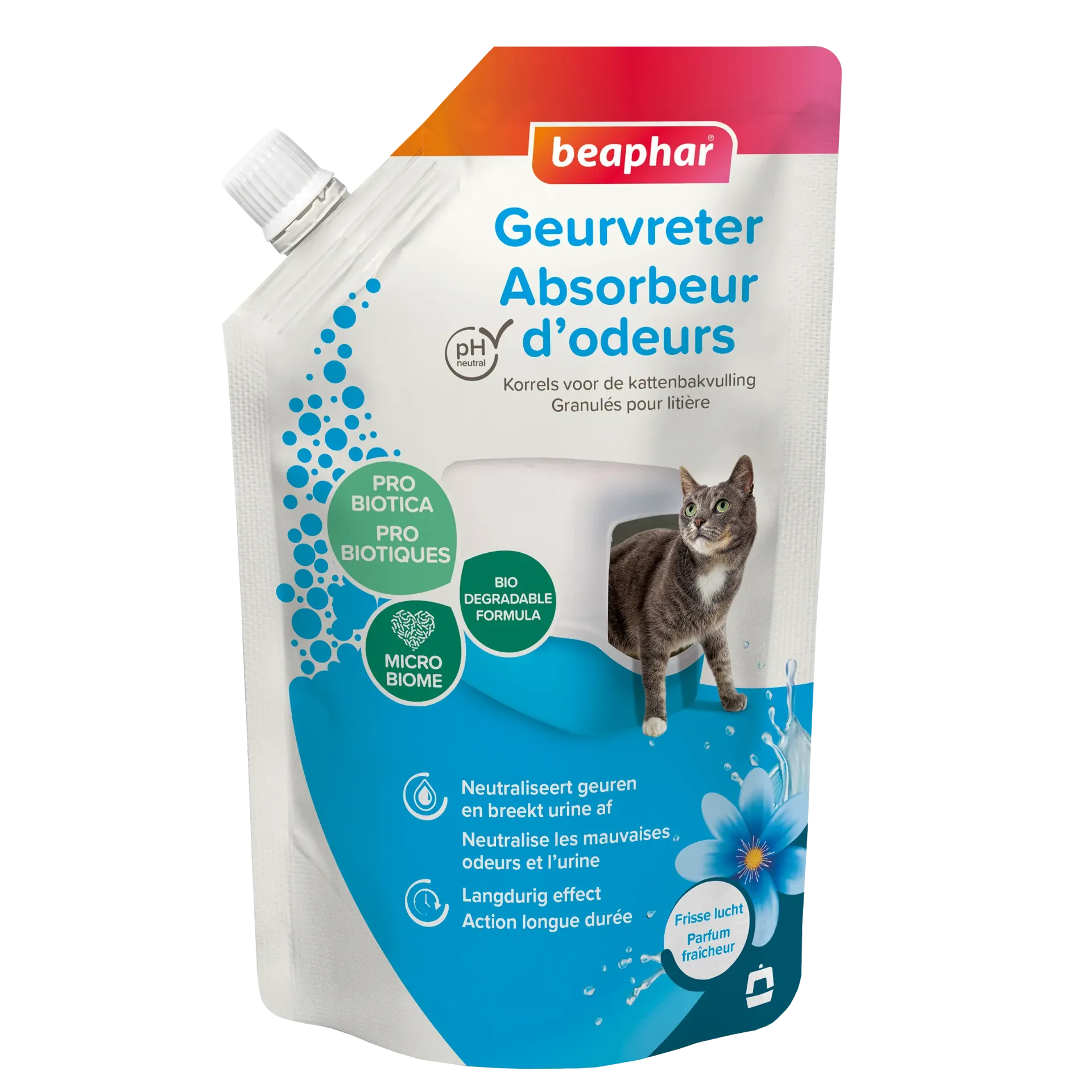Absorbeur d'odeurs pour litière (400 g) - Beaphar