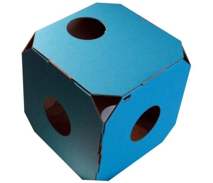 Cube d'activité "MiauModul" (Coloris : Bleu)