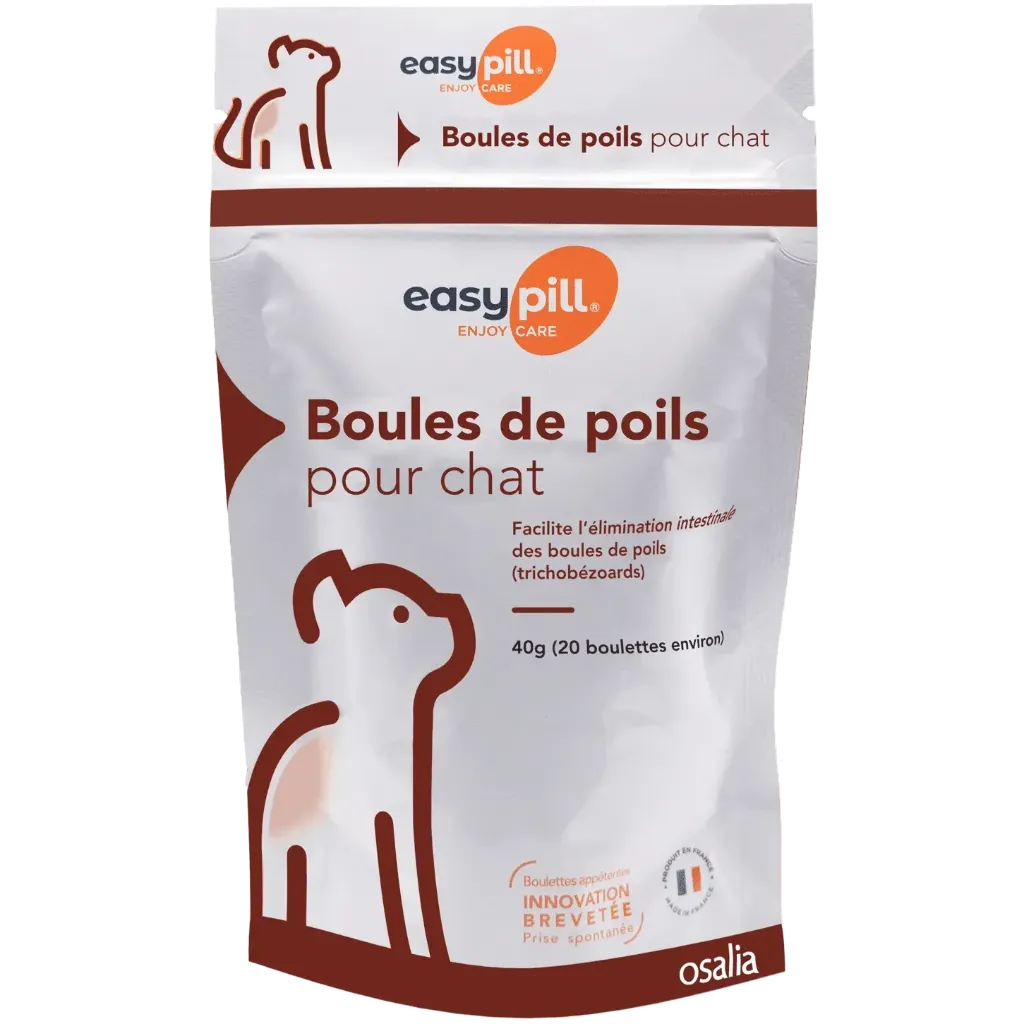 Easypill "Boules de poils" Chat - 20 boulettes (40 g) - Osalia