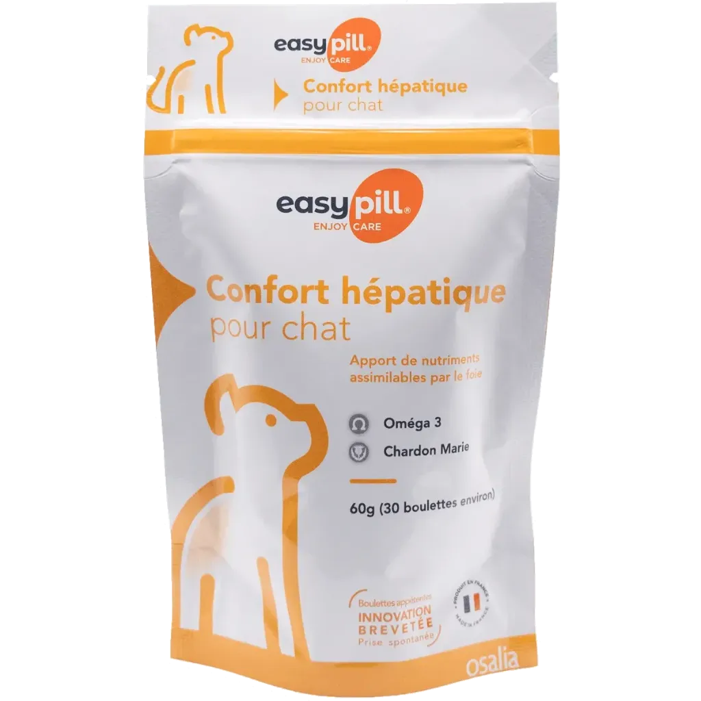 Easypill "Confort hépatique" chat (30 boulettes) - Osalia