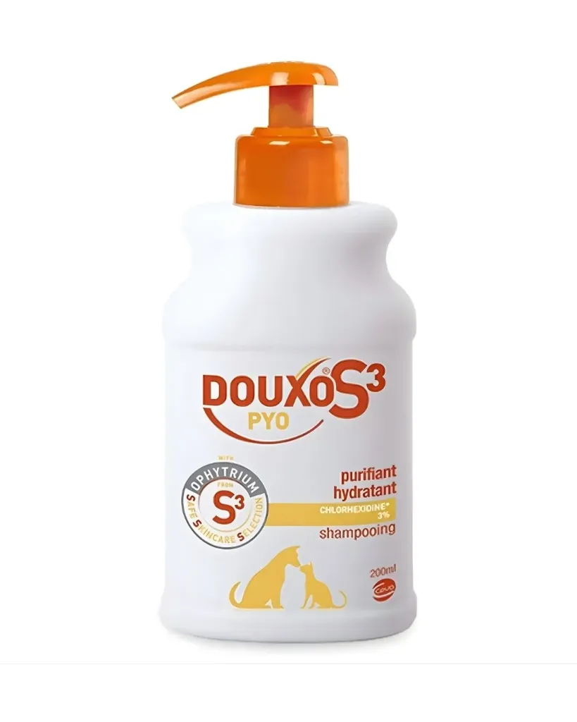 [3398_8212] Shampoing Douxo S3 Pyo (200 ml) - Ceva
