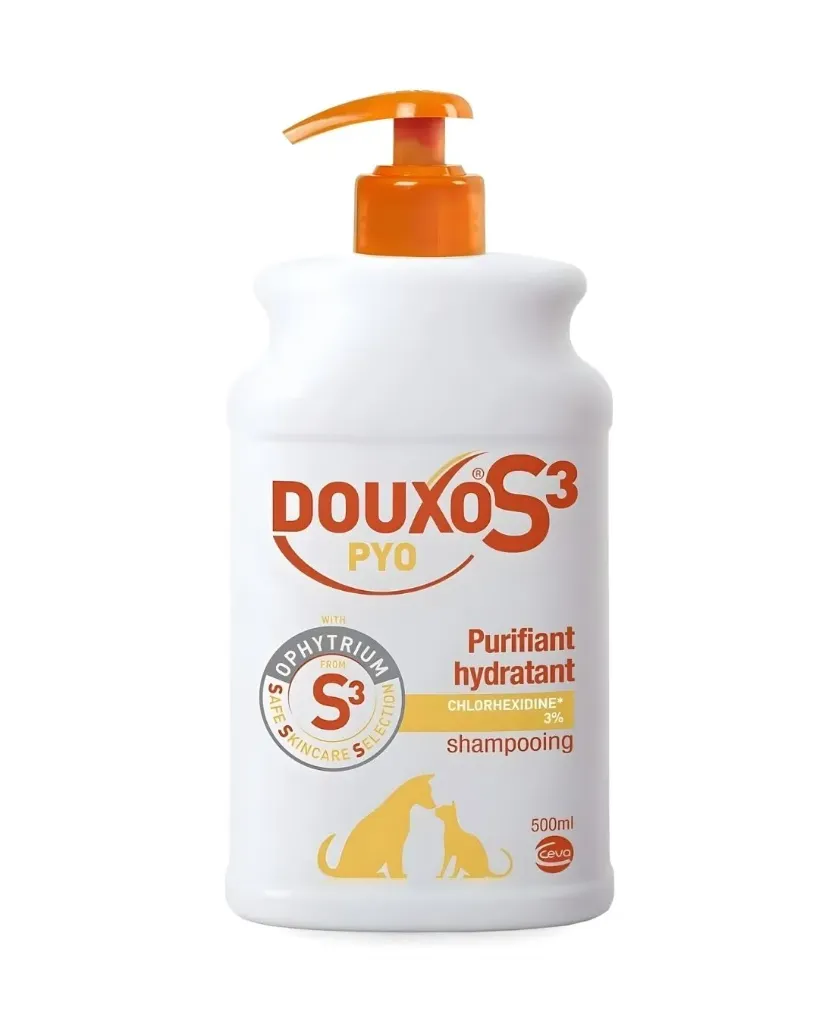 [3398_8213] Shampoing Douxo S3 Pyo (500 ml) - Ceva