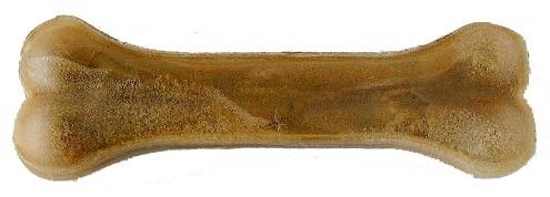 [3517] *Lot de 10* Os à mâcher 100% peau de Buffle - 10 cm