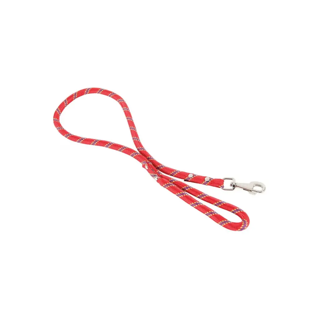 Laisse nylon corde 1.3 cm /6 m (Rouge) - Zolux
