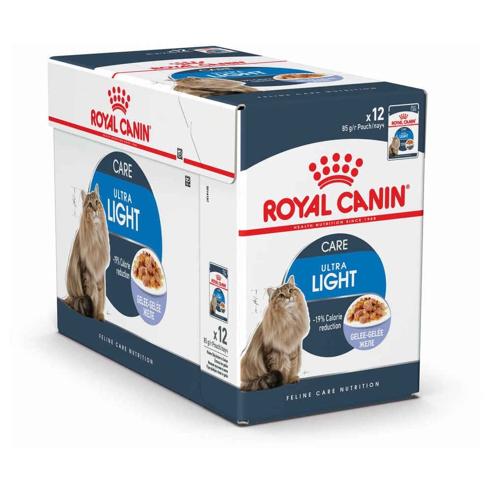 Feline Nutrition Ultra Light "en gelée" (12 sachets 85 g) - Royal Canin